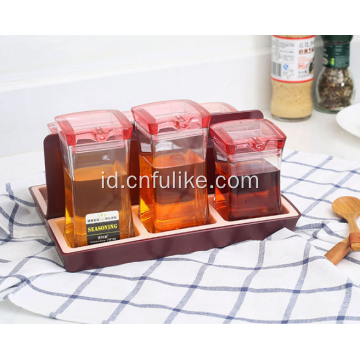 Pot Sajian Modern Bumbu Botol Minyak Set